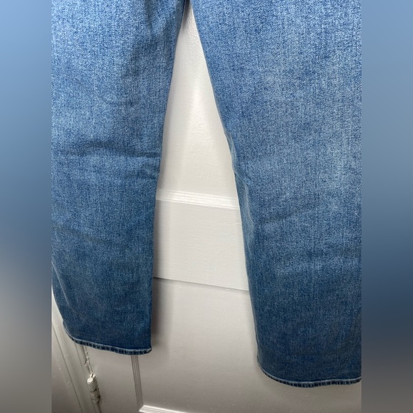 Hudson NWT Mid rise Straight Stretch Blue Denim Jeans with Pockets - Picture 8 of 12